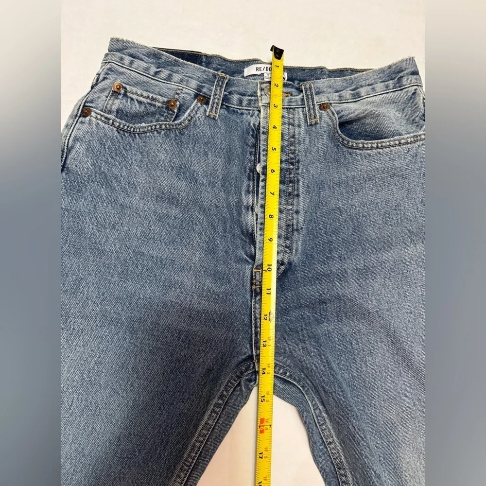 Re/done 70s Ultra High-rise Stove Pipe Jeans